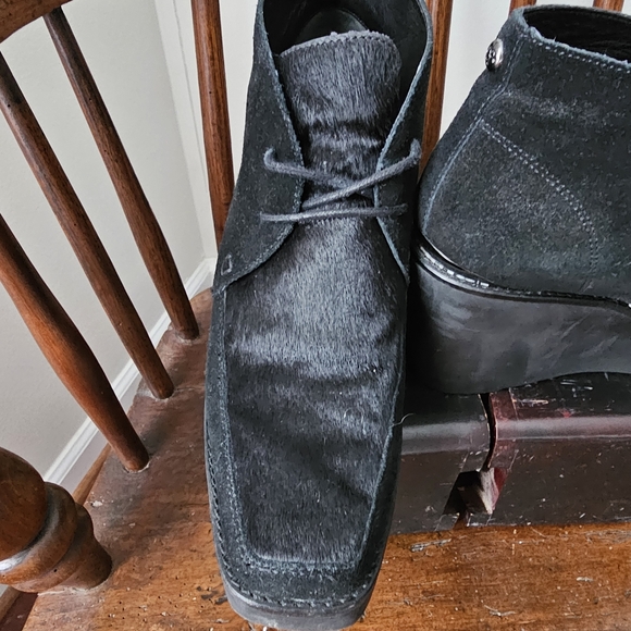 Donald J. Pliner Sz 9 Black Ankle Boots - Picture 4 of 7